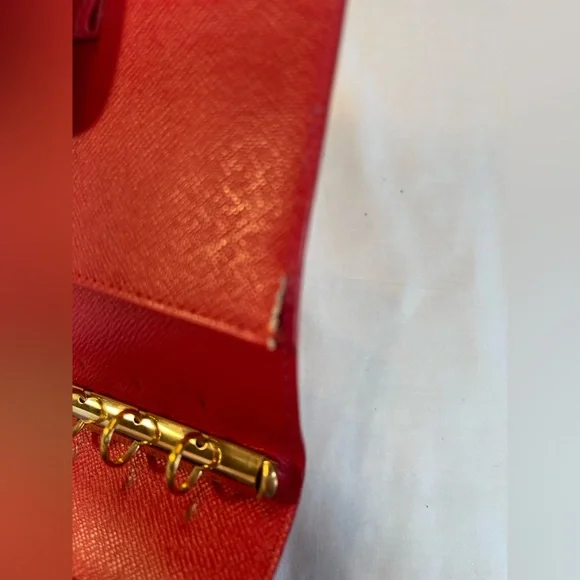 LOUIS VUITTON RED EPI AGENDA PM NOTEBOOK - Picture 5 of 6